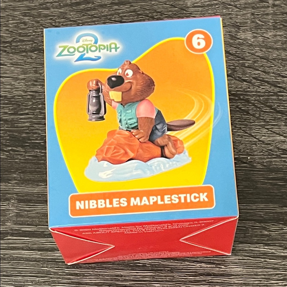 Disney Zootopia 2 Nibbles Maplestick Figure with Blue and Orange